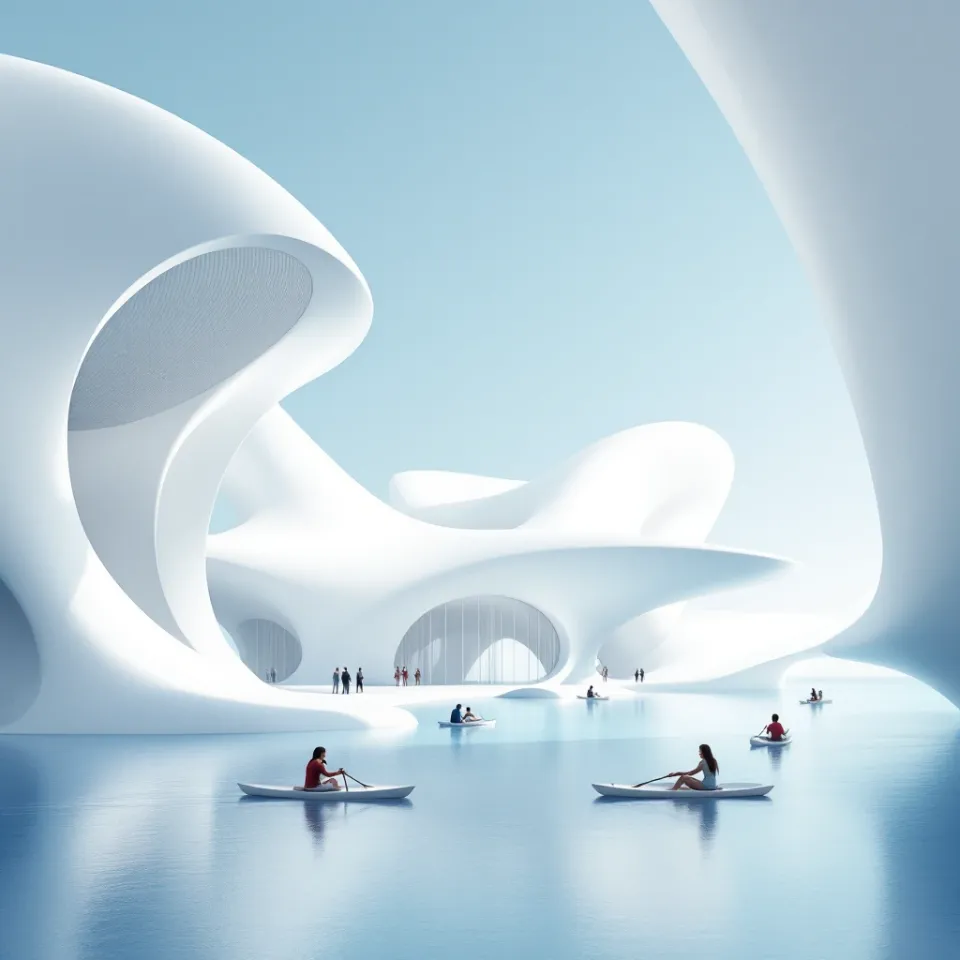 Ciudad con tecnología avanzada